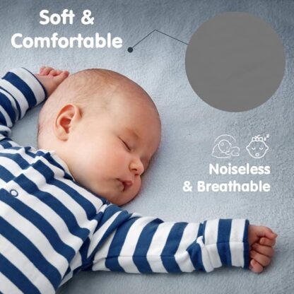 Wonderwatch CO Premium Waterproof Mattress Protector Cover | Terry Cotton Bed Protector, Single Bed - 72 X 36, 6 X 3 Feet - 2 to 10 inch - Grey - Image 4