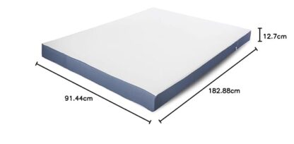 WonderWrap | 7 Years Warranty | Dual Comfort with Hard & Soft Foam, Mattress Single Bed, Foam Mattress, 5-Inch Bed Mattress, Single Size Mattress (72x36x5_7 Pressure Zone Foam) - Image 2